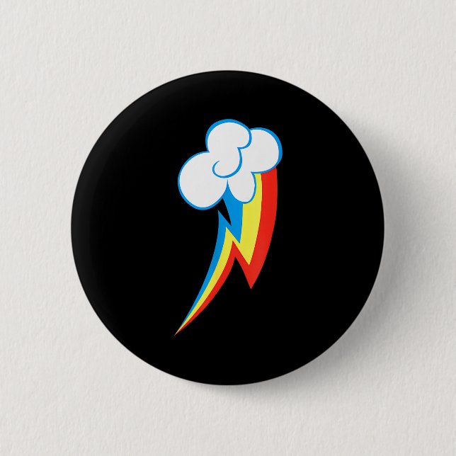 Rainbow Dash Cuties Mark  Button (Vorderseite)