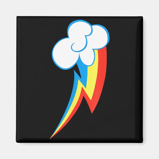 Rainbow Dash Cuties Mark  Magnet (Vorne)