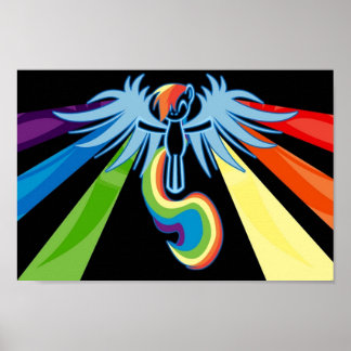 Rainbow Dash Minimal Poster