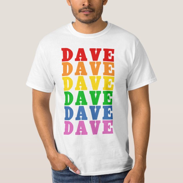 Rainbow Dave T-Shirt (Vorderseite)