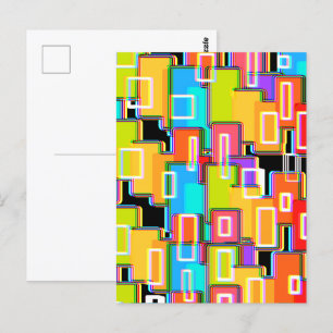 Rainbow Deco Home Living Abstrakt Postkarte