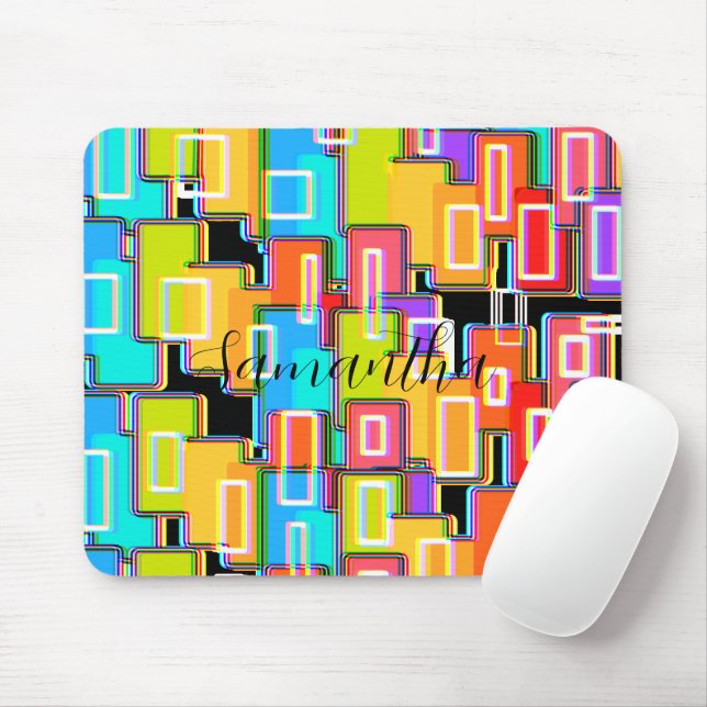 Rainbow Deko Zuhause Living Abstrakt Mousepad (Mit Mouse)
