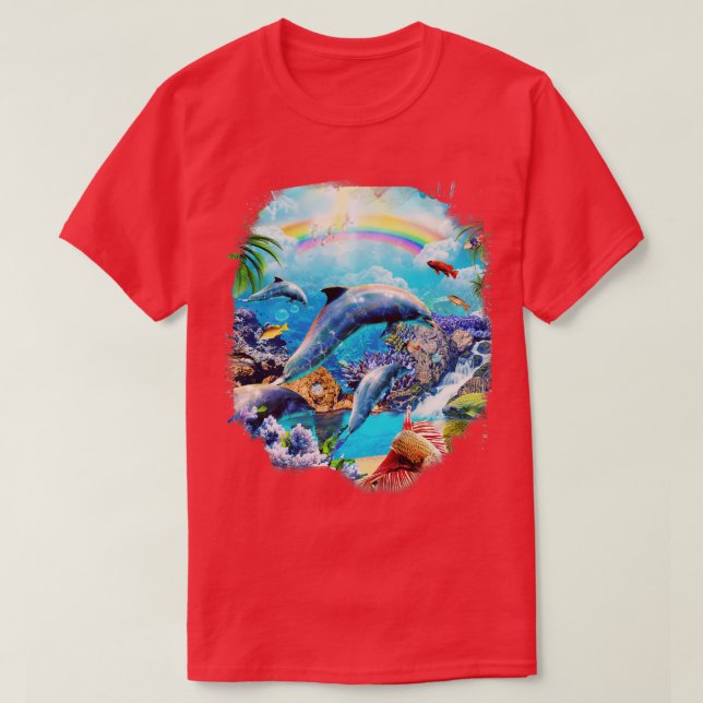 Rainbow-Delphine 1 T-Shirt (Design vorne)