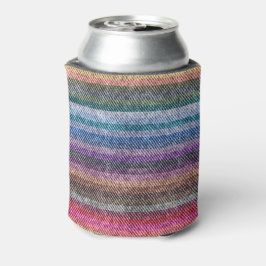 Rainbow Denim Pattern Dosenkühler