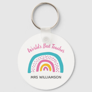 Rainbow: Der beste Lehrer der Welt Schlüsselanhänger