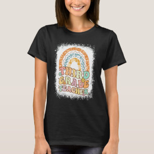 Rainbow der zweiten Klasse brach Retro zurück in d T-Shirt