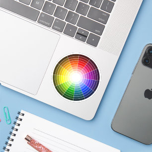 Rainbow des Artist Color Wheels Aufkleber