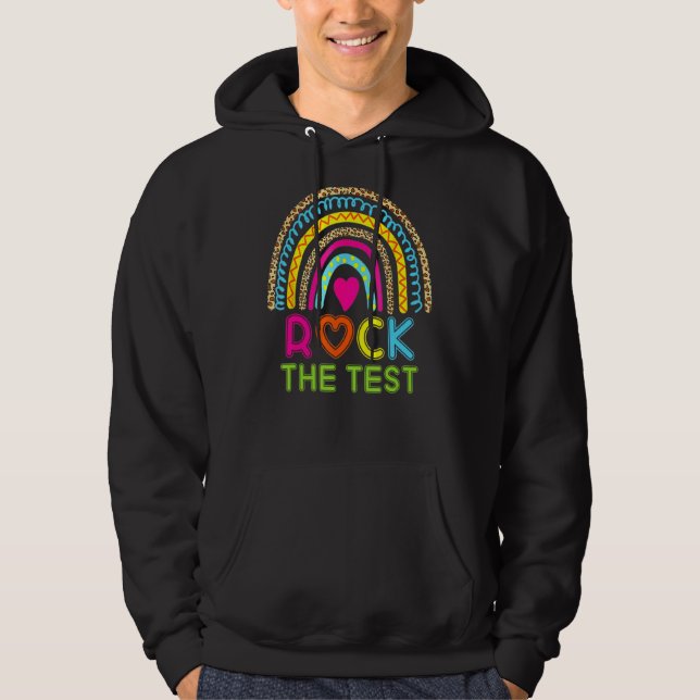 Rainbow des Testlehrers Hoodie (Vorderseite)
