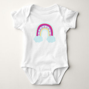 Rainbow Design Baby Bodysuit Baby Strampler