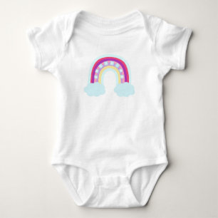 Rainbow Design Baby Bodysuit Strampler