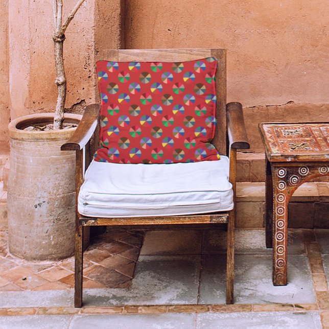 Rainbow-Diamanten-Polka-Punkte - optische Täuschun Kissen (Von Creator hochgeladen)