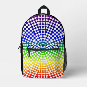 Rainbow Diamond Pattern Alles über Print-Rucksack Bedruckter Rucksack