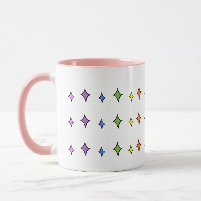 Rainbow Diamond Tasse (Links)