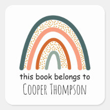 Rainbow Dieses Buch gehört Kindern Buchzeichen