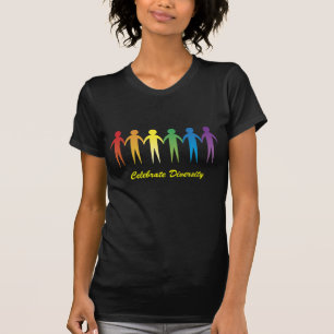 Rainbow-Diversity Anpassbare T-Shirts