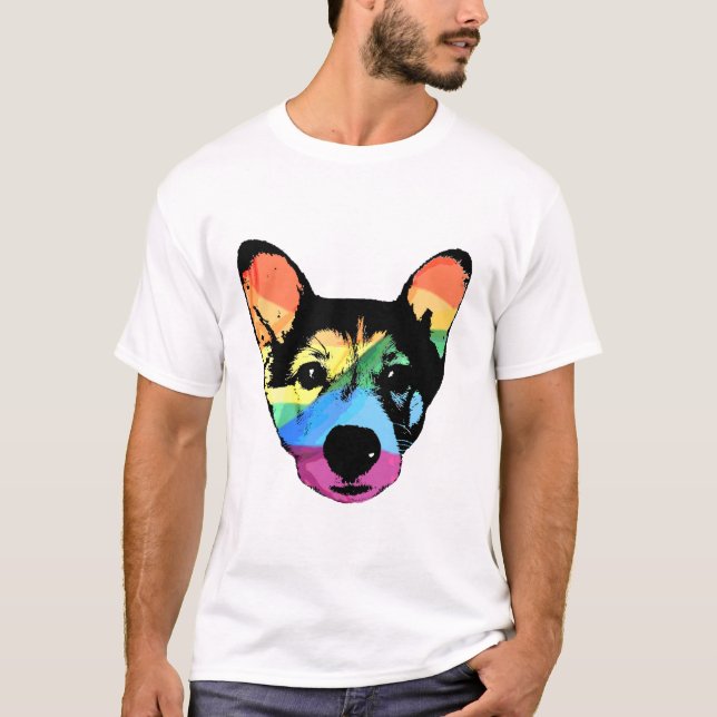 Rainbow Dog, T - Shirt (Vorderseite)