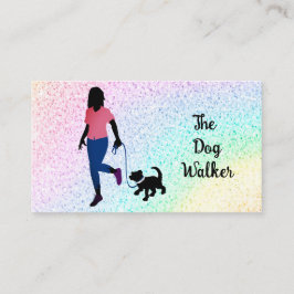Rainbow Dog Walker/Pet Sitter Visitenkarte