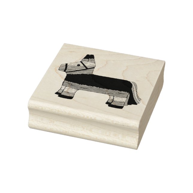 Rainbow Donkey Pinata Fiesta Party Cinco de Mayo Gummistempel (Stempel)