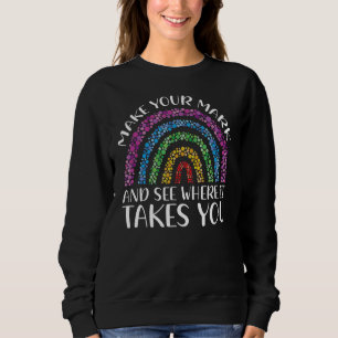 Rainbow Dot Day zeigt, wo es hingeht Sweatshirt