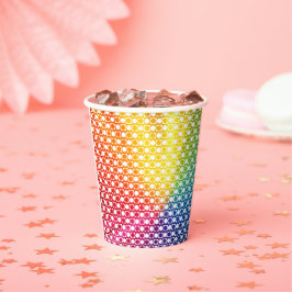 Rainbow Dot Pappbecher