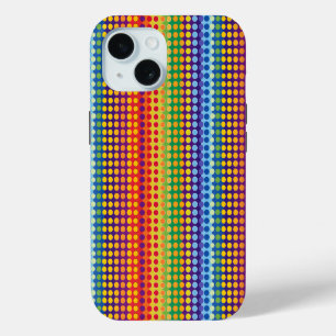 Rainbow Dots and Stripes Case-Mate iPhone Hülle
