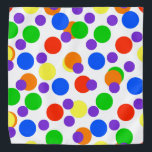 Rainbow Dots farbenfrohe Bandana für Leute und Hau Halstuch<br><div class="desc">Rainbow Dots farbenfrohe Bandana für Leute und Haustiere</div>