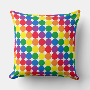 Rainbow Dots Kissen