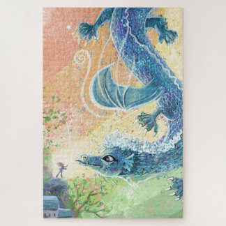 Rainbow Dragon Art Puzzle