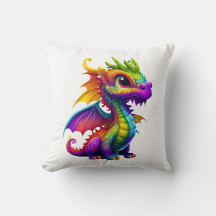 Rainbow Dragon Kissen