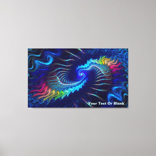 Rainbow Dragon Leinwanddruck (Vorderseite)