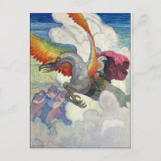 Rainbow Dragon Postkarte