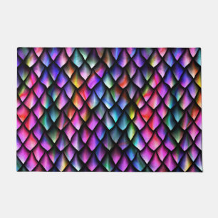 Rainbow Dragon Scales Doormat Fußmatte