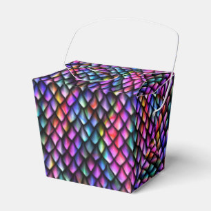 Rainbow Dragon Scales Gefälligkeitsbox Geschenkschachtel