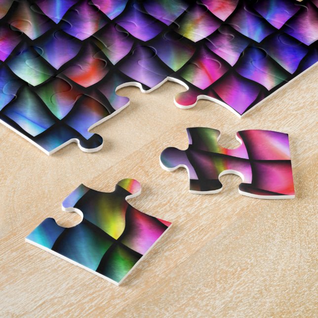 Rainbow Dragon Scales Jigsaw Puzzle (Seite)