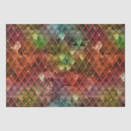 Rainbow Dragon Scales Seidenpapier