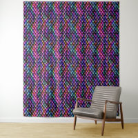 Rainbow Dragon Scales Tapestry