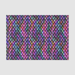 Rainbow Dragon Scales Tissue Seidenpapier