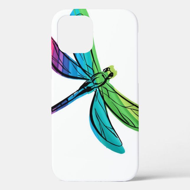 Rainbow Dragonfly Case-Mate iPhone Case (Rückseite)