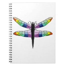 Rainbow Dragonfly-Notizbuch Notizblock