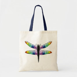 Rainbow Dragonfly Tragetasche