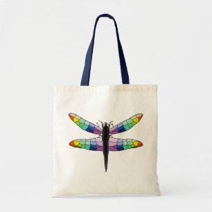 Rainbow Dragonfly Tragetasche