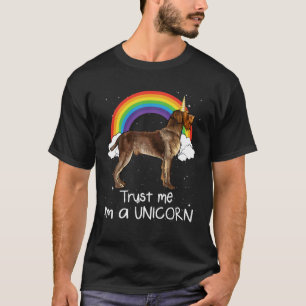 Rainbow Drahthaar Pointing Griffon Trust Me Ich bi T-Shirt