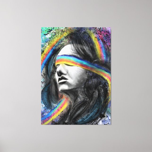 Rainbow Dream Canvas Print - Malerei Leinwanddruck (Vorderseite)