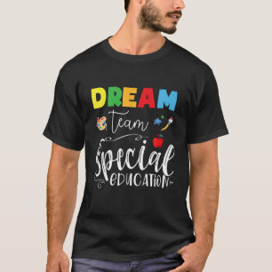 Rainbow Dream Team Außergewöhnliche Bildung rückwä T-Shirt
