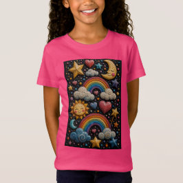 Rainbow Dreams 3D-Mosaik-T-Shirt T-Shirt