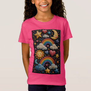 Rainbow Dreams 3D-Mosaik-T-Shirt T-Shirt