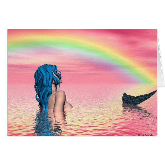 Rainbow Dreams Card (Vorderseite (Horizontal))
