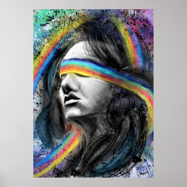 Rainbow Dreams Lady Poster (Vorne)