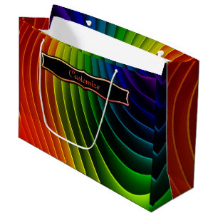 Rainbow Drehung Largre Gift Bag Große Geschenktüte