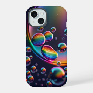 Rainbow Droplet iPhone Case iPhone 15 Hülle